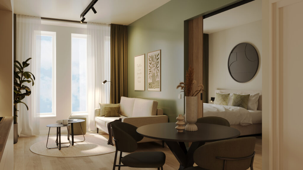 Woonkamer 1; aanzicht 1