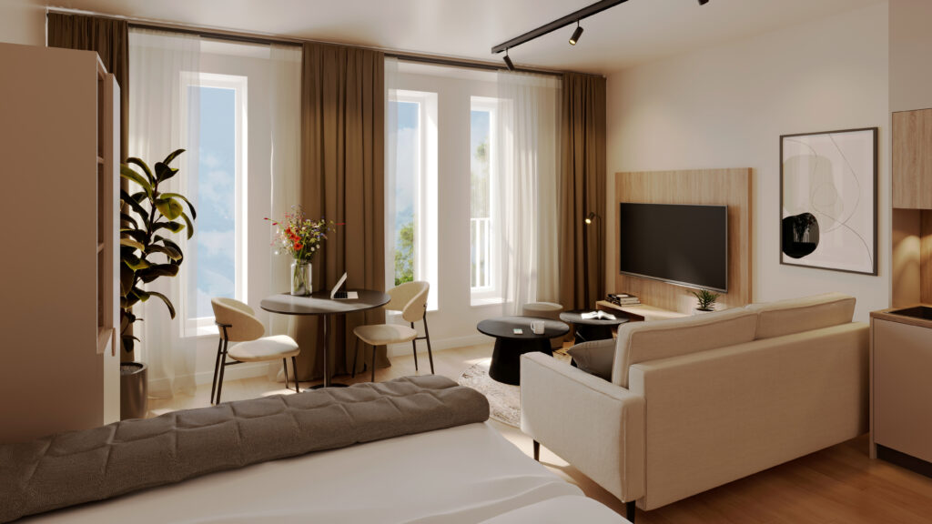 Woonkamer 2; aanzicht 1